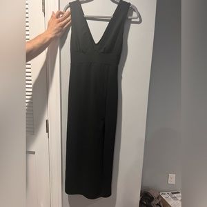 Black Midi Dress from Nasty Gal